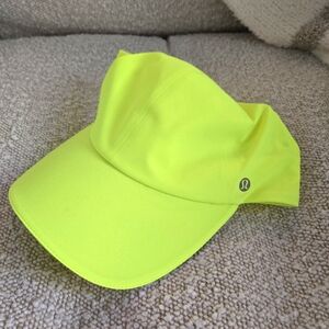 Lululemon Neon Yellow Women's Fast and Free Running Hat